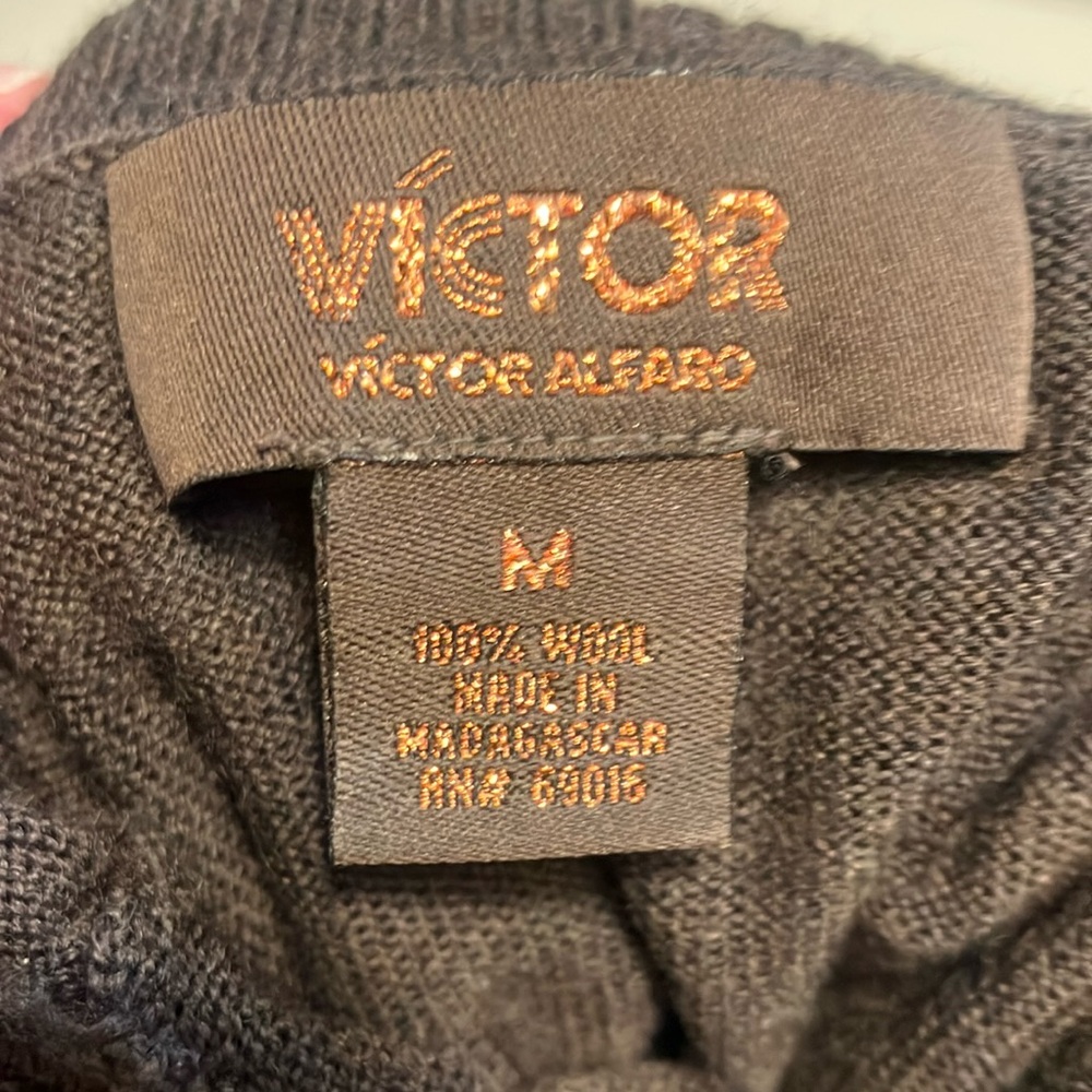 Vintage wool brown turtleneck sweater women’s medium - Picture 3 of 4